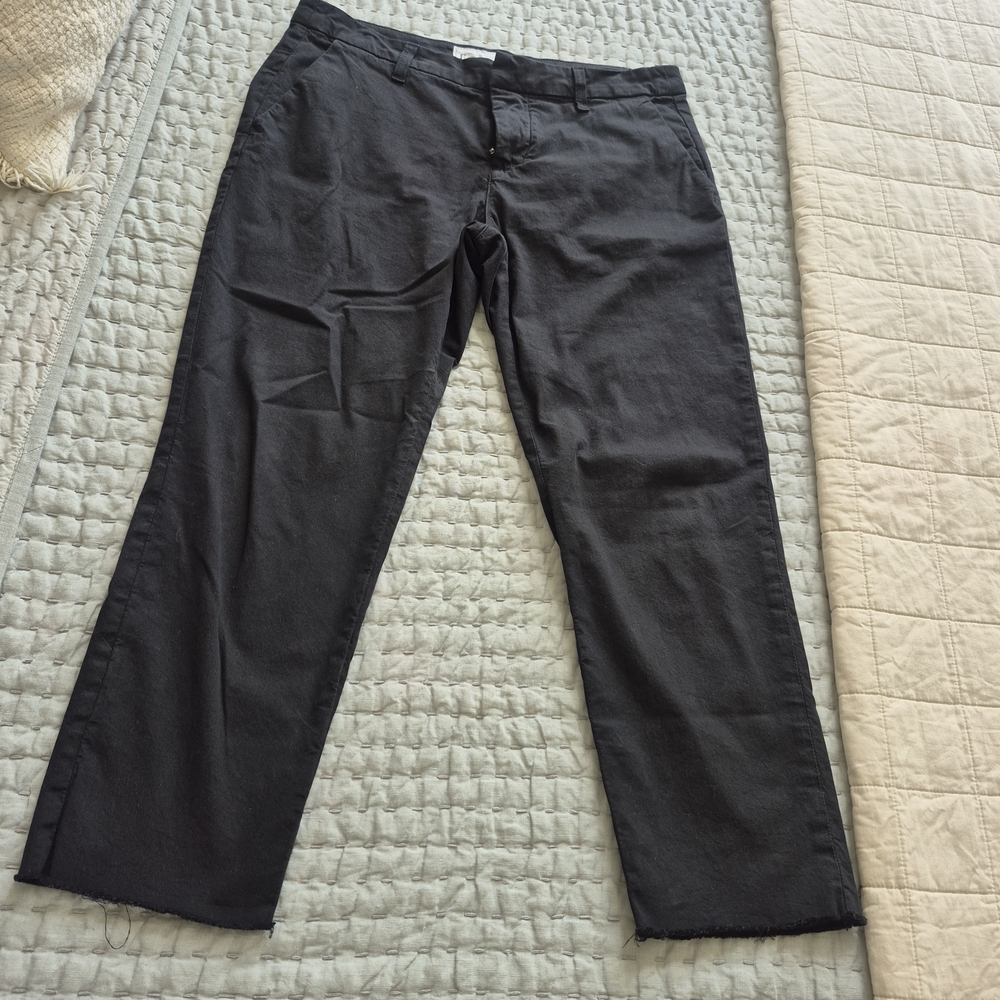 Frank & Eileen Black Straight Leg Pants